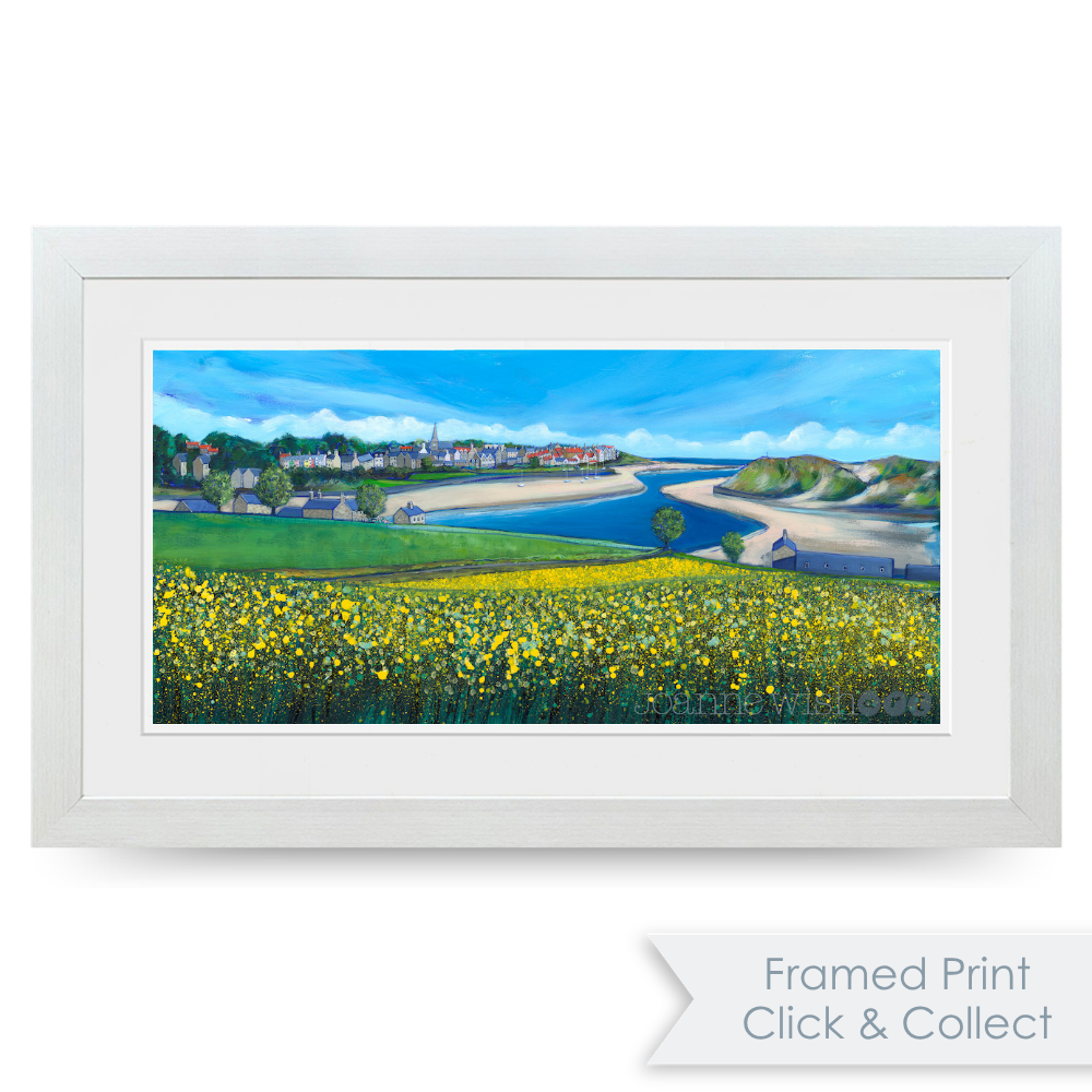Blue Sky over Alnmouth | Northumberland Art Print