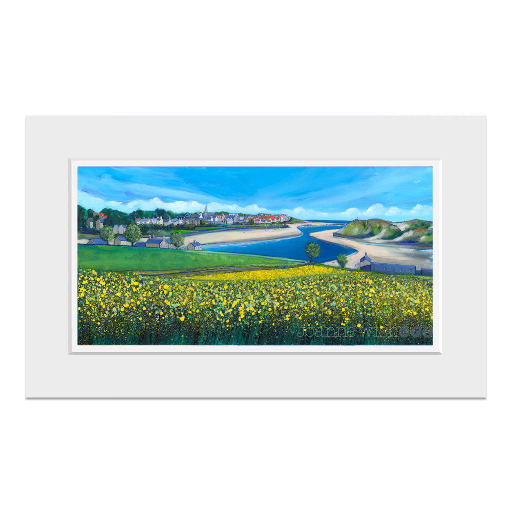 Blue Sky over Alnmouth | Northumberland Art Print