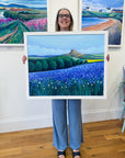 Bluebells at Roseberry Topping - Original Painting