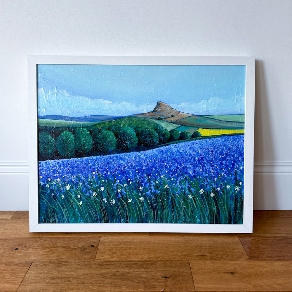 Bluebells at Roseberry Topping - Original Painting