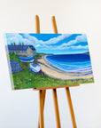 Blue Sky over Boulmer | Northumberland Art Print