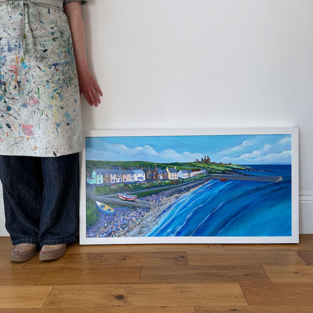 Craster Shoreline | Original Painting
