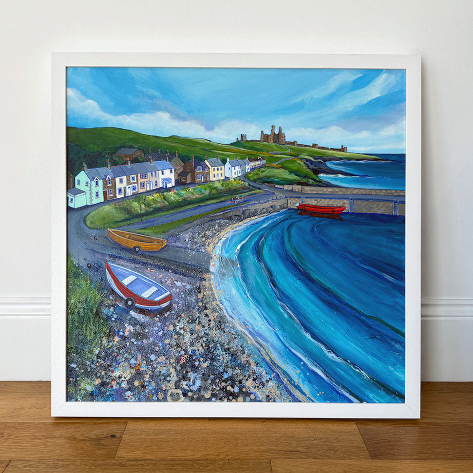 The Castle Beyond Craster | Original Painting