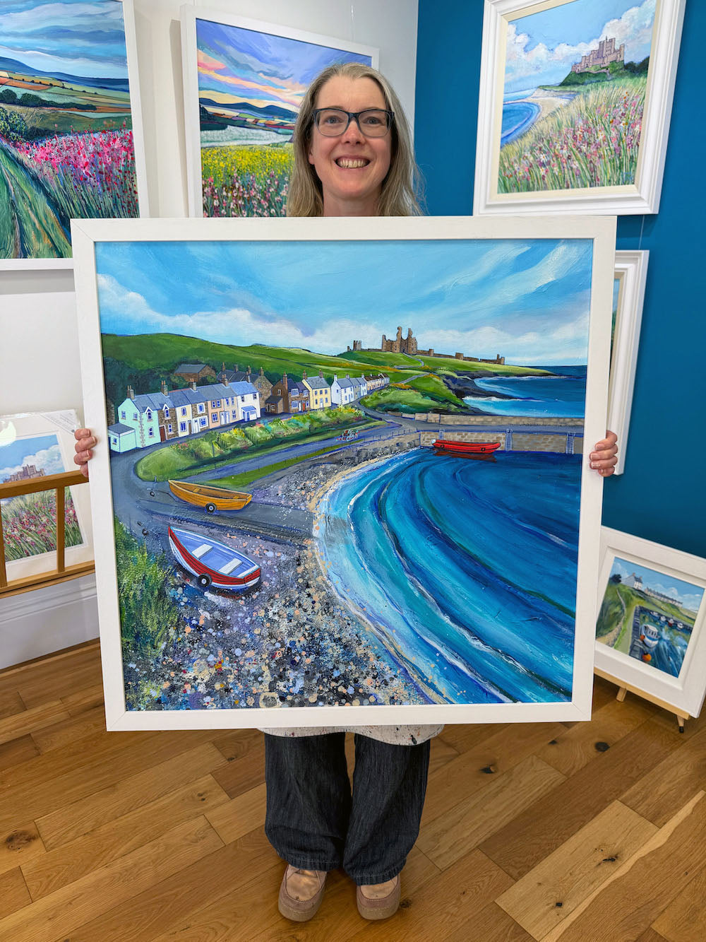 The Castle Beyond Craster | Original Painting