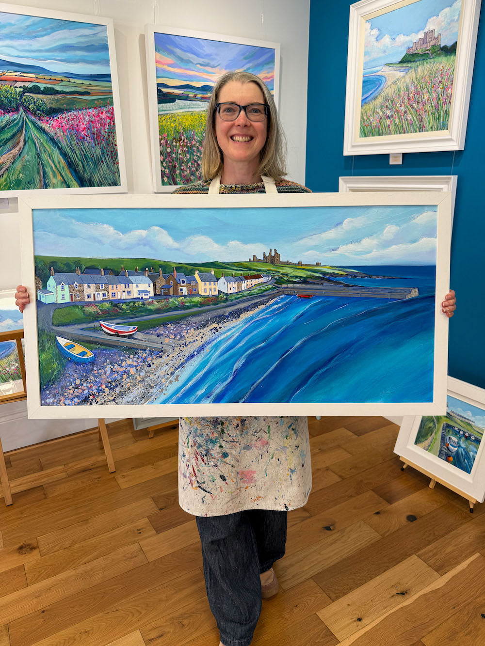 Craster Shoreline | Original Painting