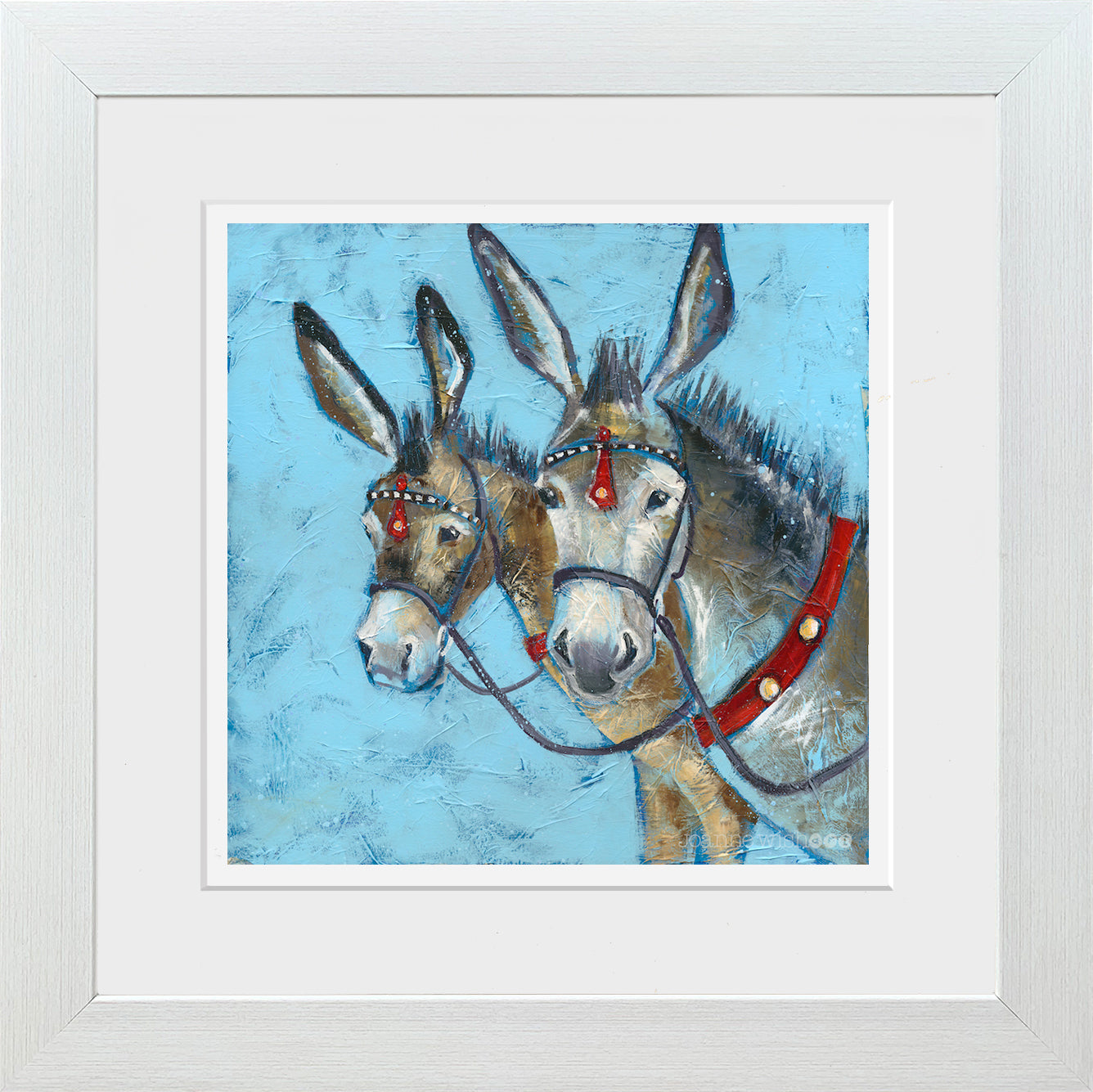 Coastal Rides: Donkey Art Print