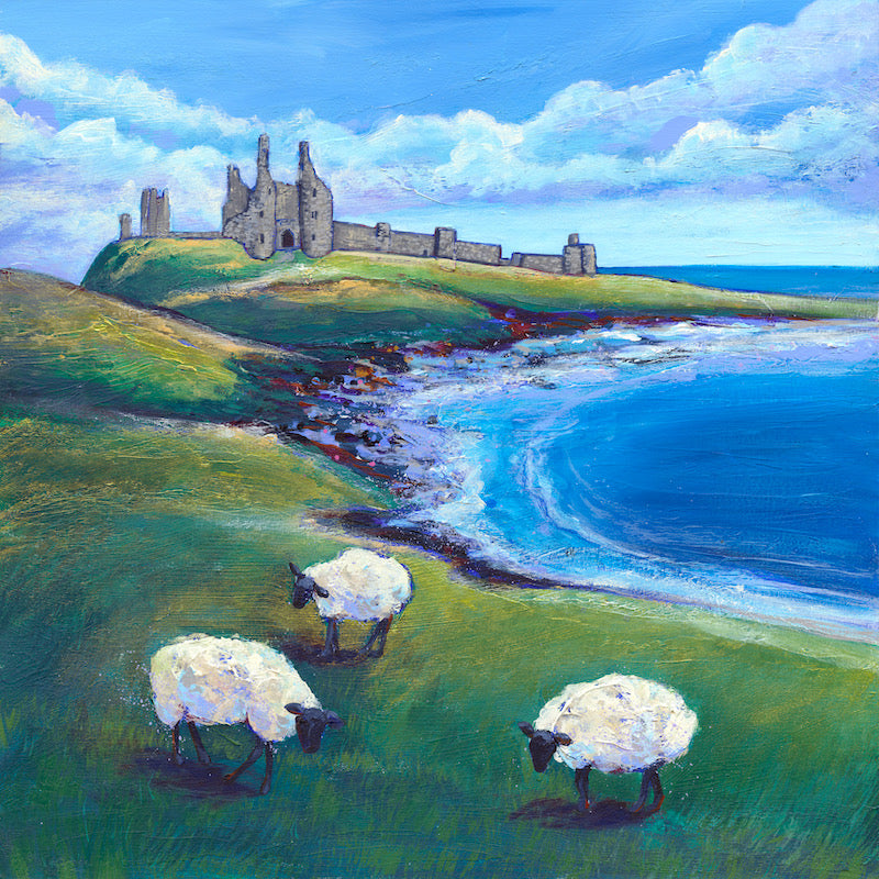 Dunstanburgh Castle | Northumberland Art Print