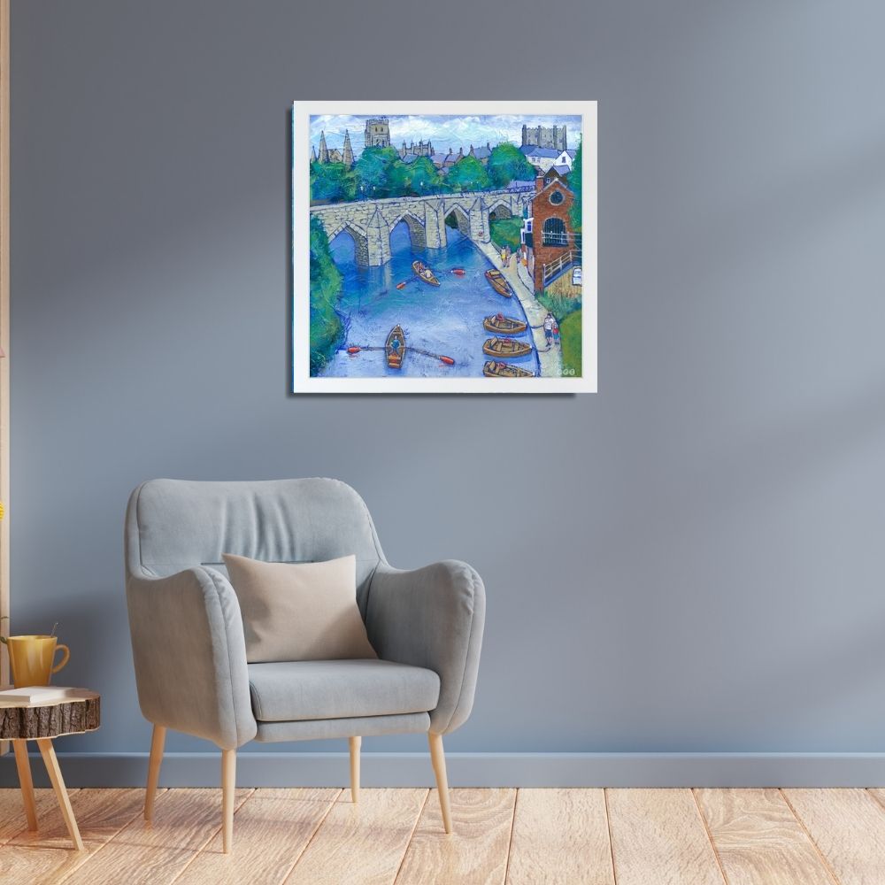 Durham City Art Print