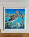 Curlew and Chick - Original Painting