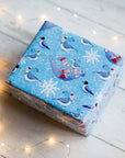 Seals in Scarves Christmas Gift Wrap