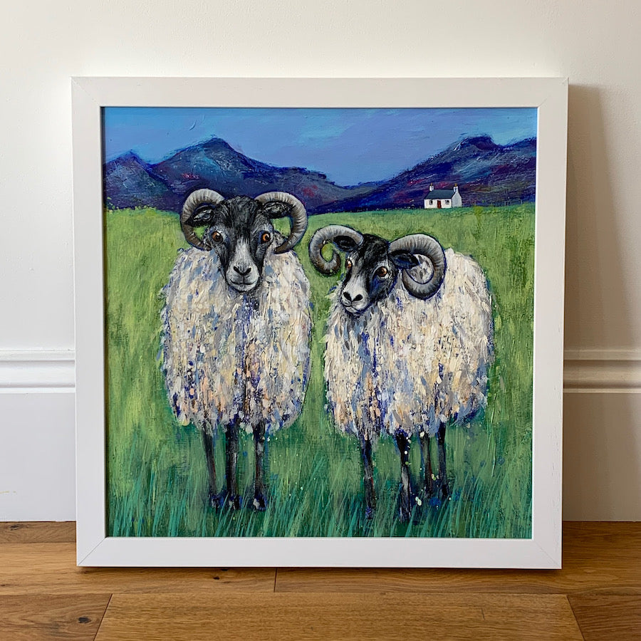 Sheep Grazing the Glen - Original Painting