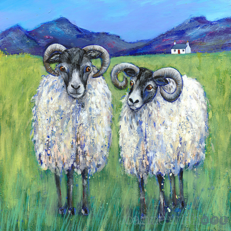 Sheep Grazing the Glen - Original Painting