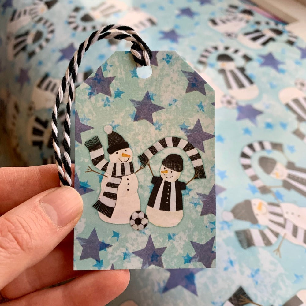 Geordie Snowmen Gift Wrapping Paper