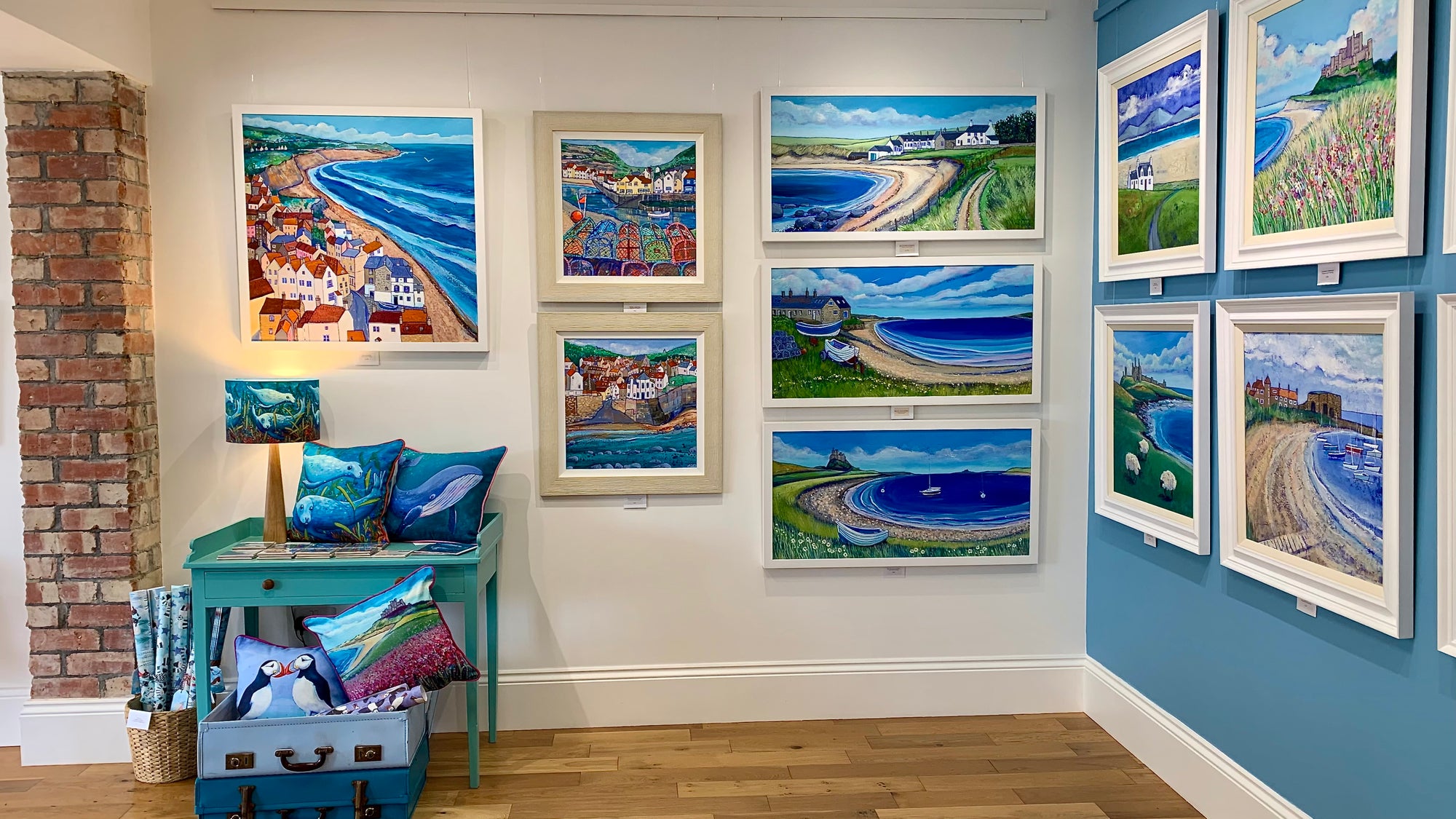 Joanne Wishart Art Gallery interior picture  wall