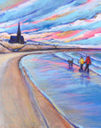 Longsands Winter Walk - Original Painting