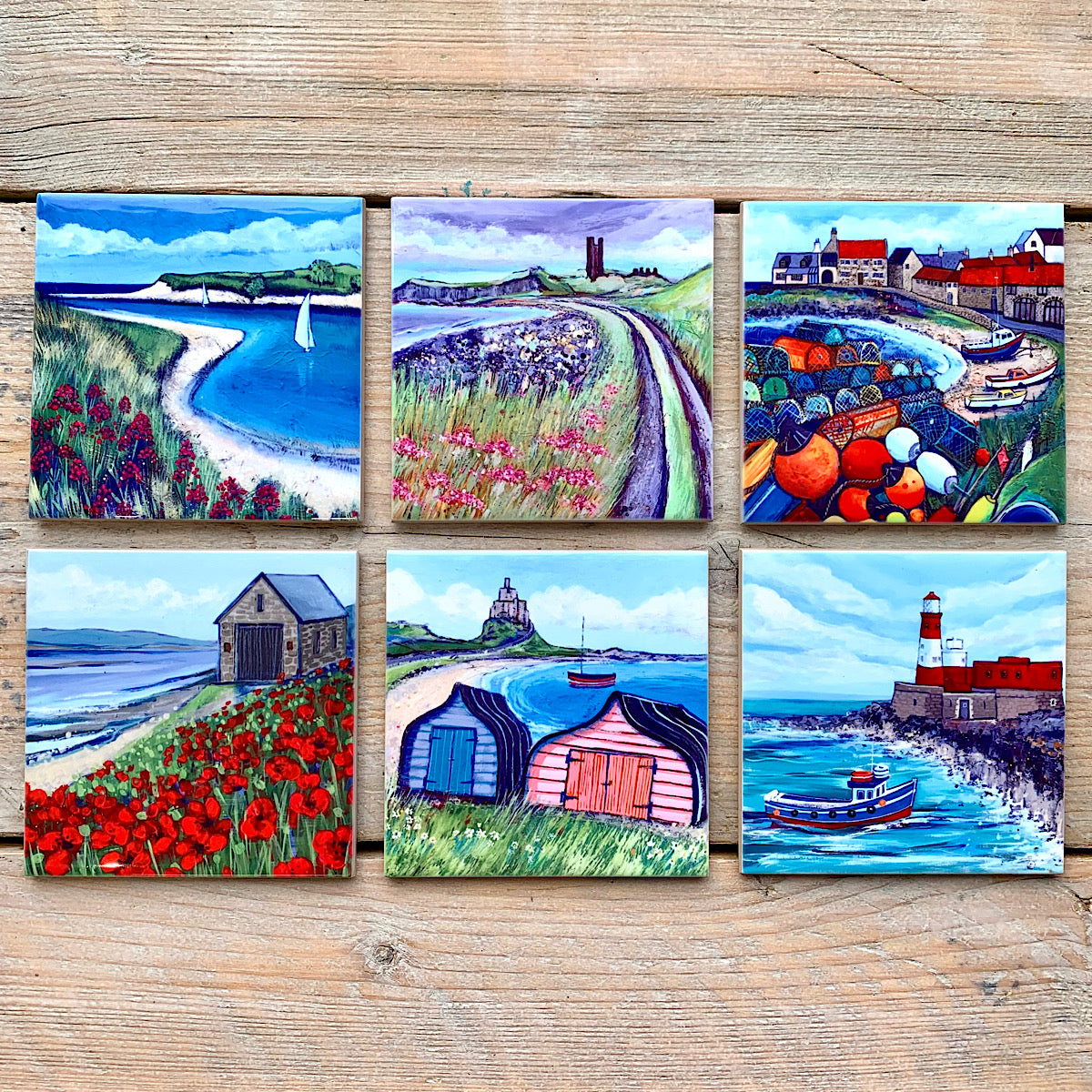 Northumberland Views Coaster Gift Set