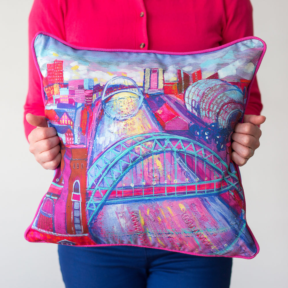 Newcastle in Pink | Cushion