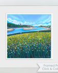 Alnmouth Beyond the Blooms | Northumberland Art Print
