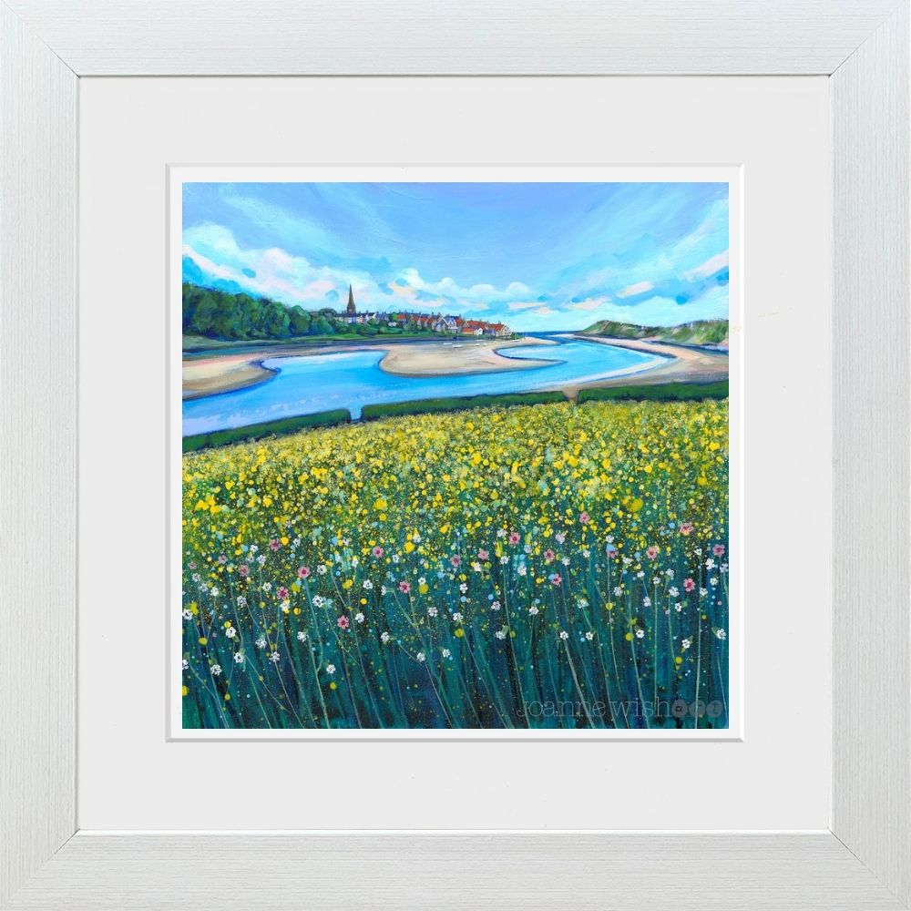 Alnmouth Beyond the Blooms | Northumberland Art Print