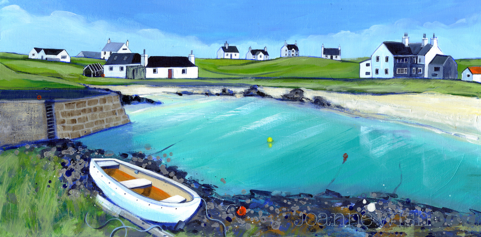 Scarinish Harbour - Isle of Tiree | Original Painting