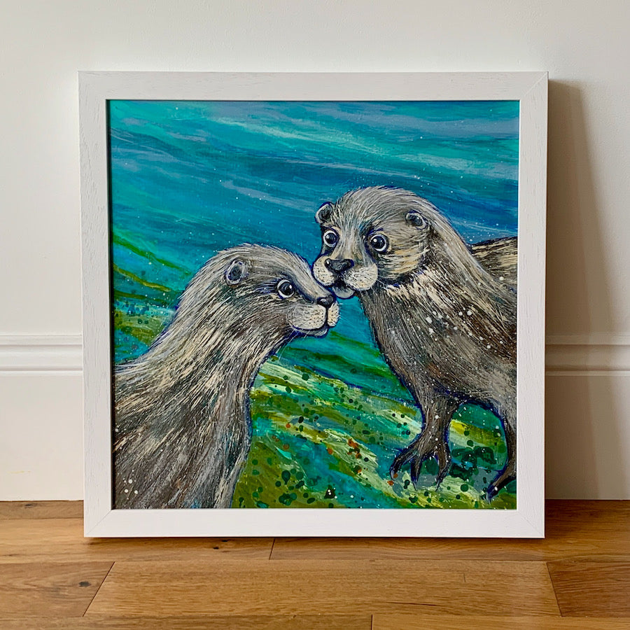 Sea Otters - Original Painting