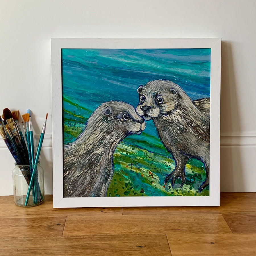 Sea Otters - Original Painting