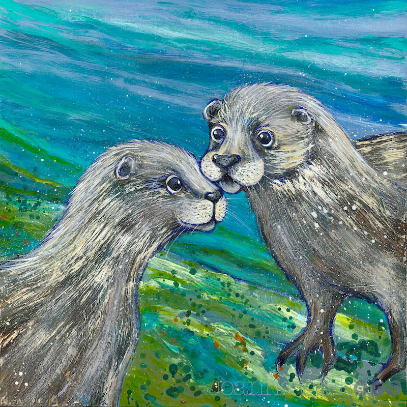 Sea Otters - Original Painting