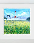 Souter Lighthouse in Spring Art Print