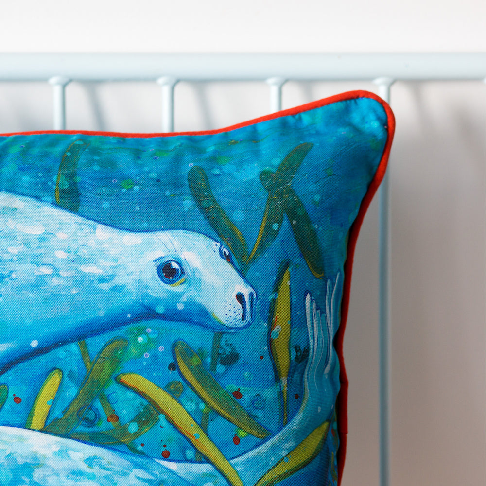 Swimming Seals | Cushion