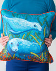 Swimming Seals | Cushion