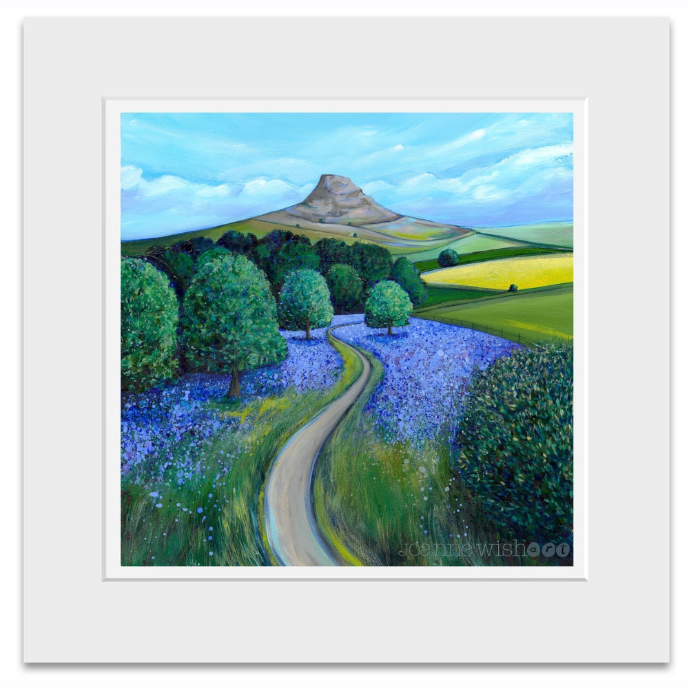 The Path to Roseberry Topping - Art Print