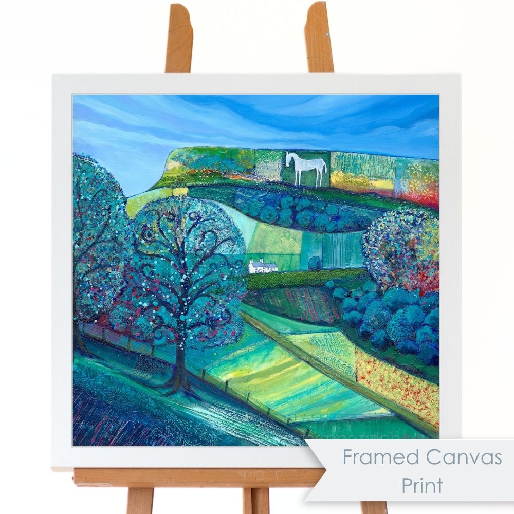 The White Horse - Fine Art Print