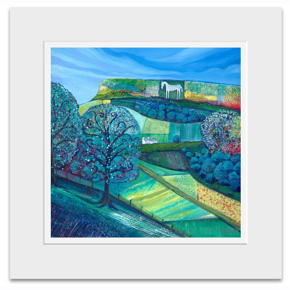 The White Horse - Fine Art Print