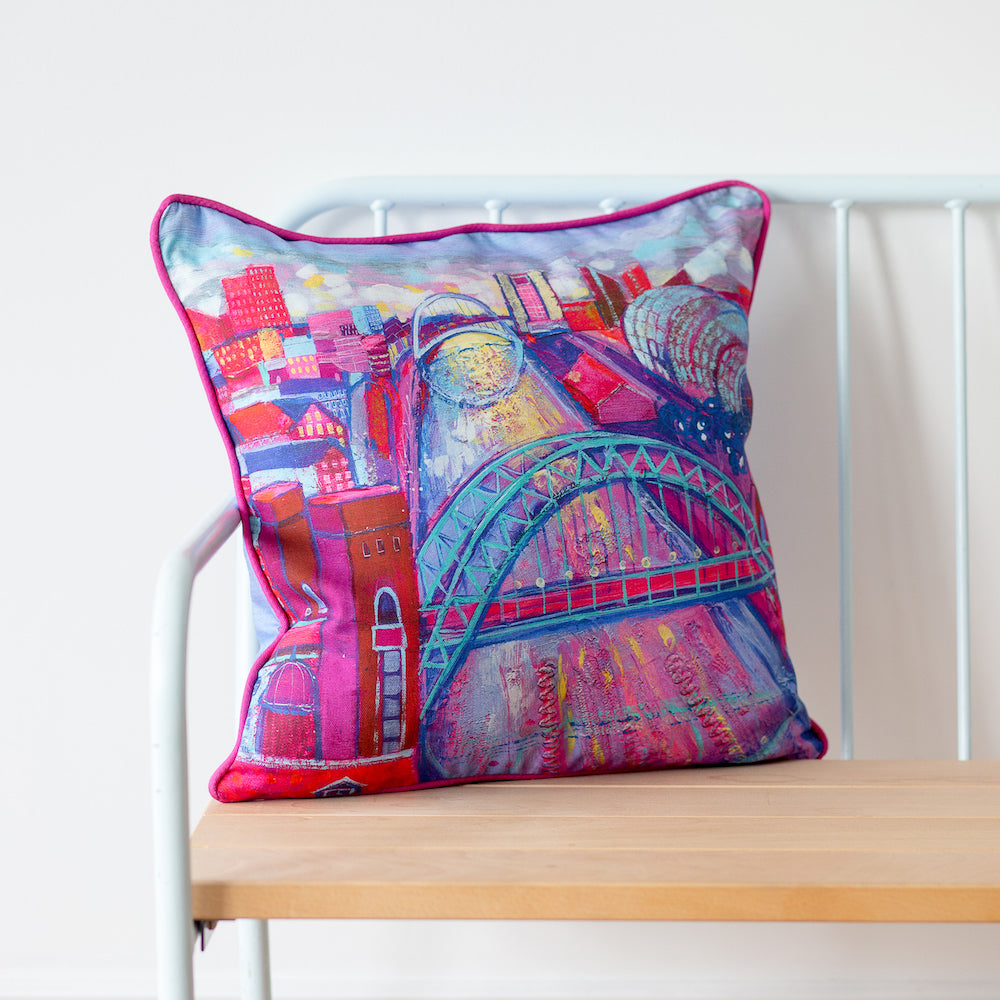 Newcastle in Pink | Cushion