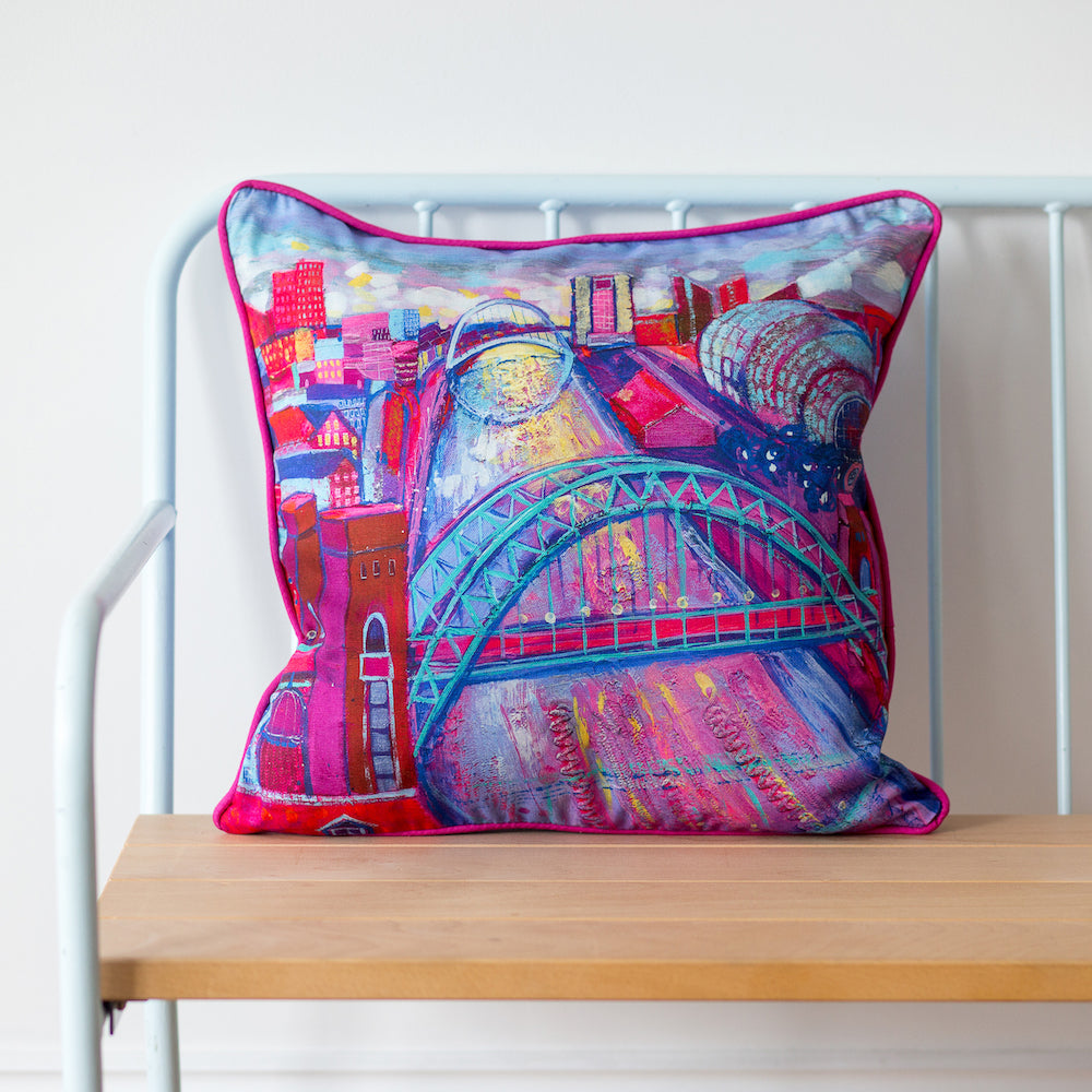 Newcastle in Pink | Cushion