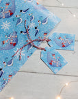 Seals in Scarves Christmas Gift Wrap