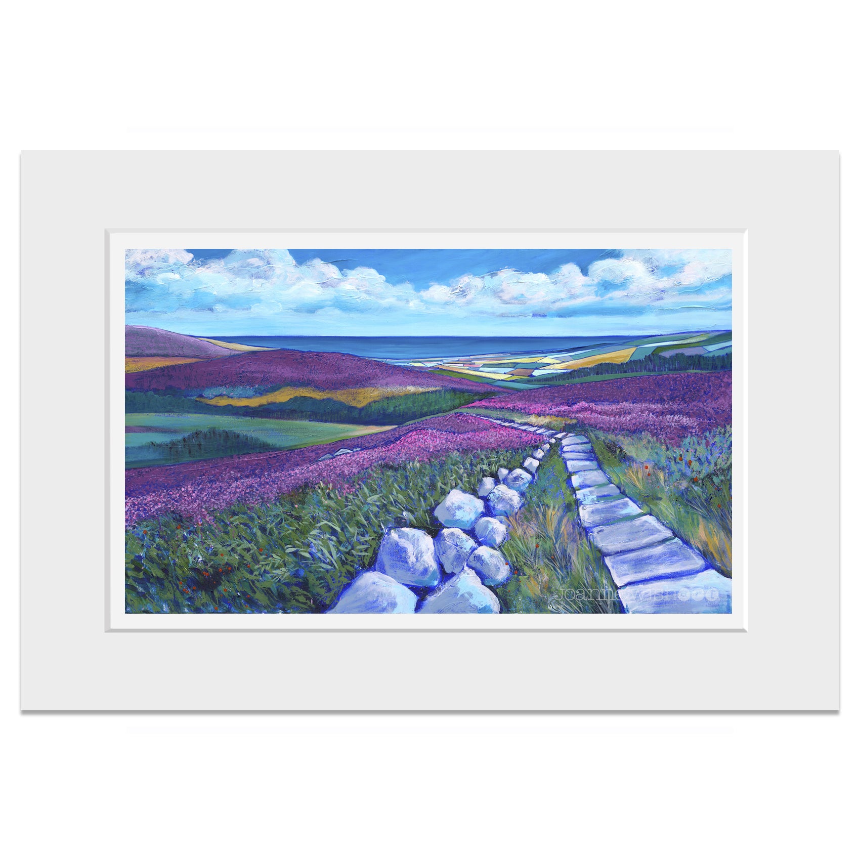 A walk on Simonside - Northumberland Landscape Print