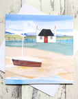 Blackhouse and Boat - Card