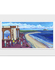 Blue Sky over Rendezvous | Whitley Bay Art Print