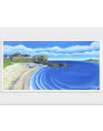 Blue Sky Over Beadnell - Northumberland Art Print