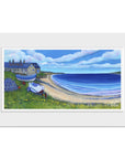 Blue Sky over Boulmer - Northumberland Art Print