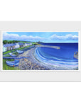 Blue Sky Over Craster - Northumberland Art Print