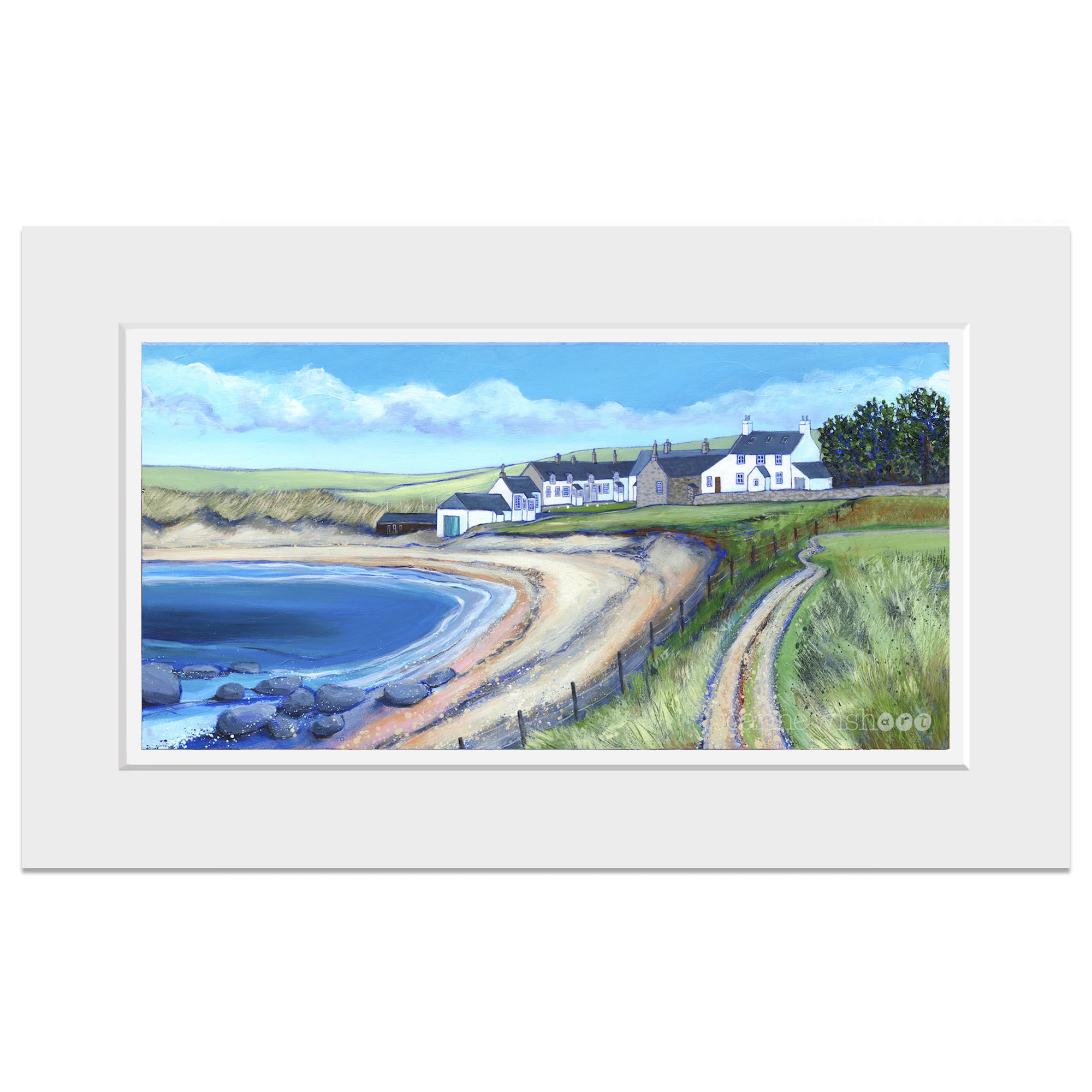 Blue Sky over Low Newton | Northumberland Art Print