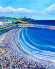 Blue Sky Over Craster - Northumberland Art Print