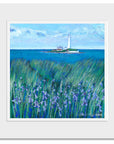 Bluebells at St Mary’s Island Art Print