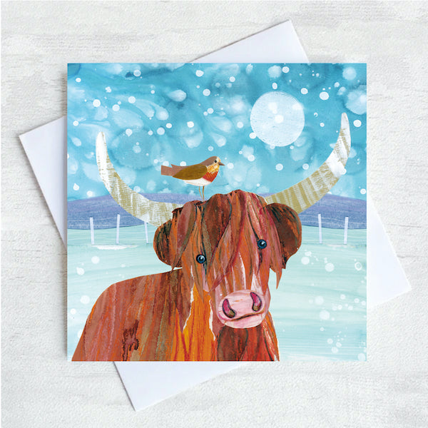 Winter Festive Greetings Card Pack of 6