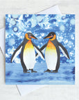 Winter Penguins Festive Christmas Card