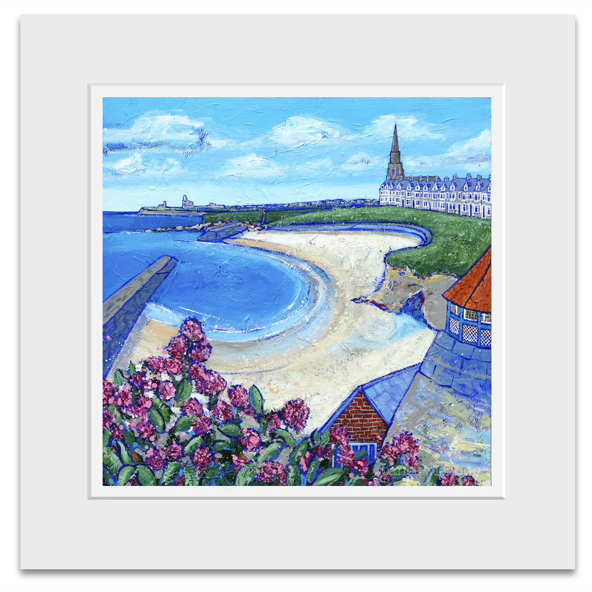 Cullercoats in Bloom | Art Print