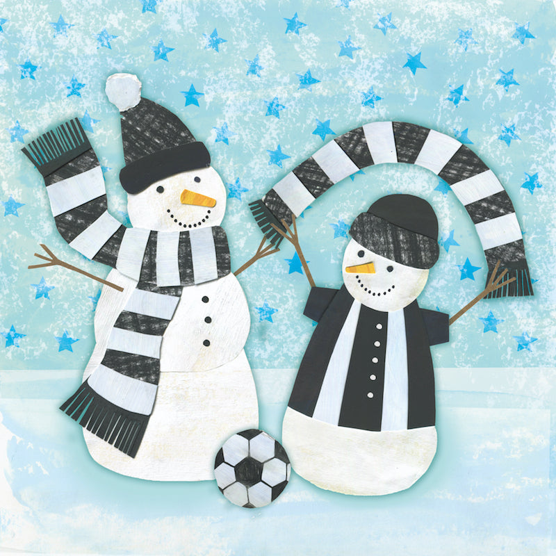 Geordie Snowmen | Christmas Card