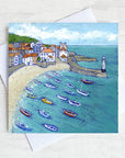 A greetings art card of St Ives in Cornwall. 